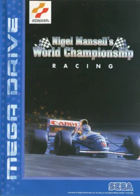 Nigel Mansell's World Championship Racing (Europe) box cover front